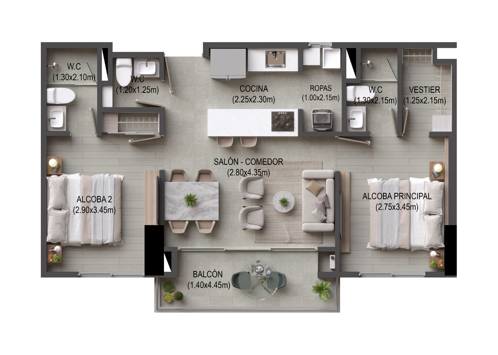  Apartamentos Conaltura Kiva